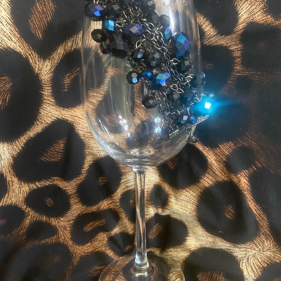 Blue beaded bracelet - Picture 2 of 5